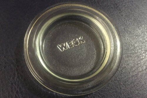 ドイツ生まれのガラス製保存瓶WECK ロゴ無しのガラス蓋