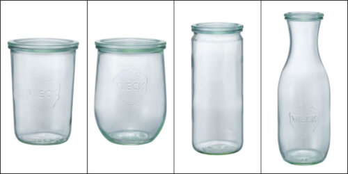 ドイツのガラス製保存容器WECKの保存食に使いやすいサイズ4種類